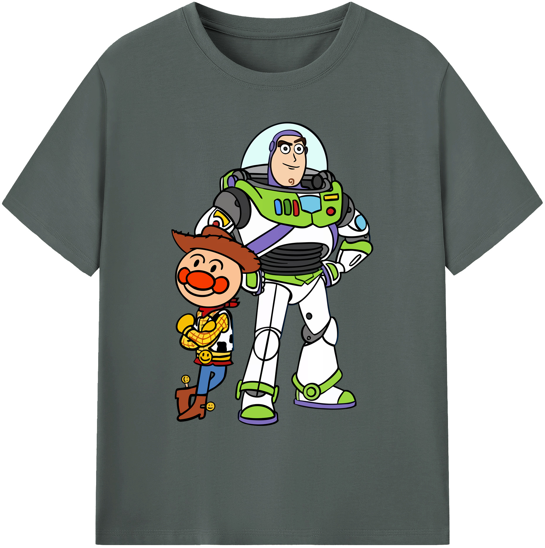 （画像用） アンパンマン Anpanman 綿100％ メンズ半袖Tシャツ｜肌触りやわらか＆通気性